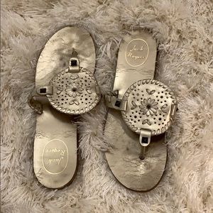 Jack Rogers Shiny Gold Sandals